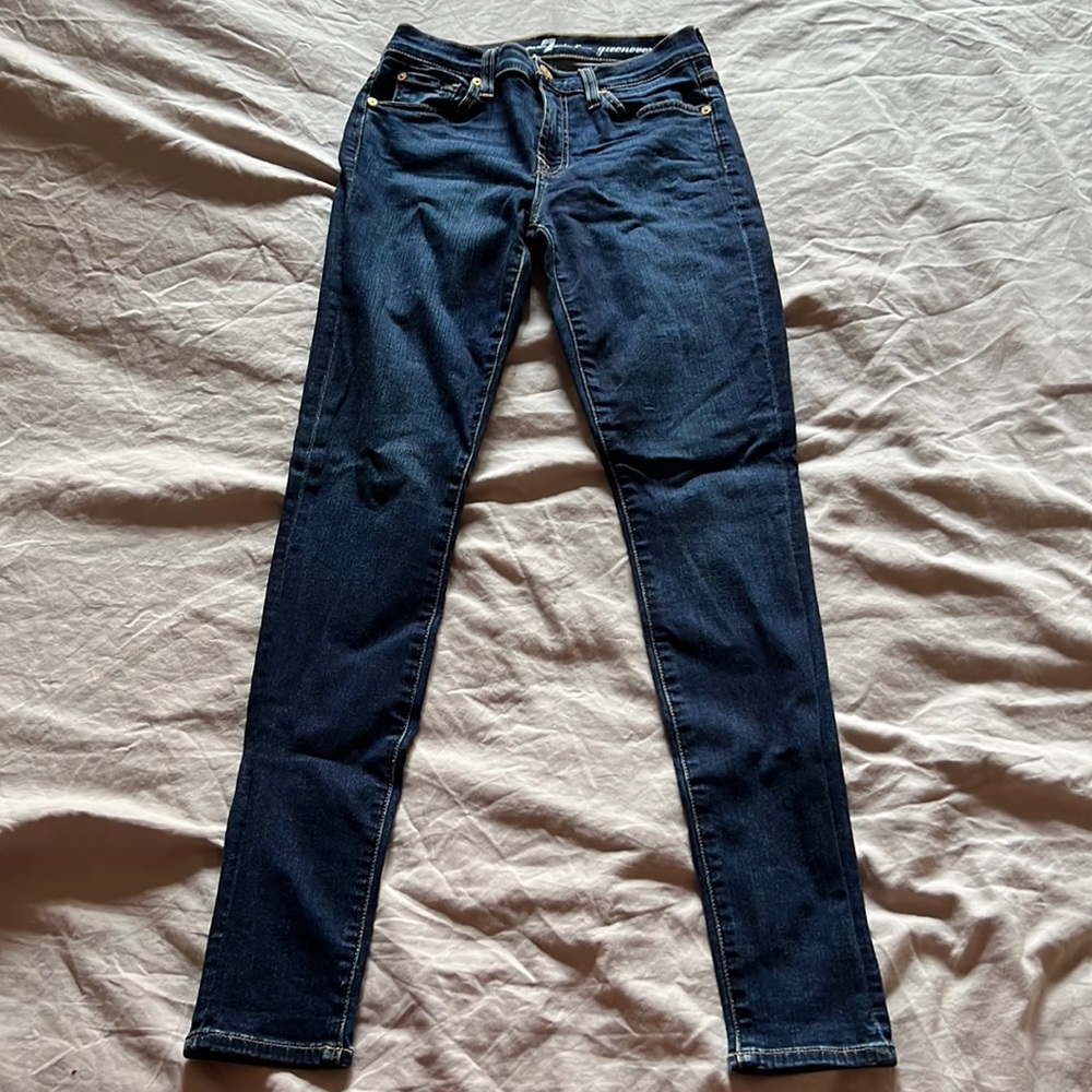 7 For all mankind Skinny Gwenevere jeans - size 27